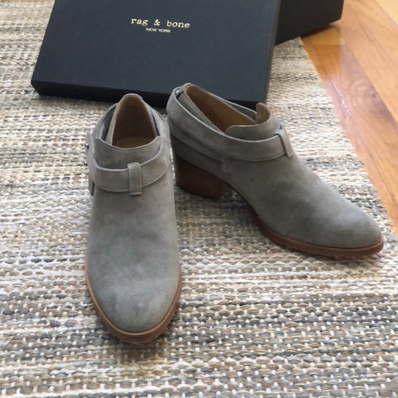 Rag & Bone Harley BOOT Suede ankle bootie US5 - Picture 3 of 8